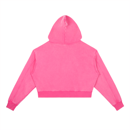 Áo hoodie cổ điển giặt nặng