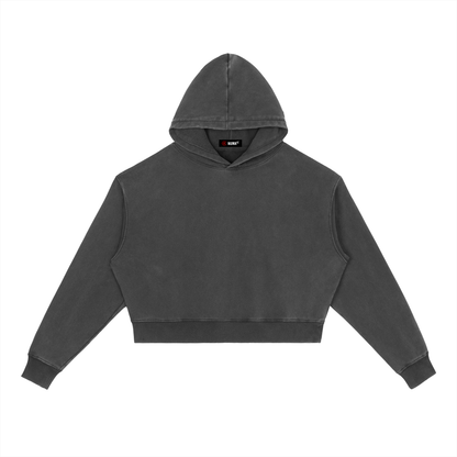 Áo hoodie cổ điển giặt nặng