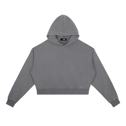 Áo hoodie cổ điển giặt nặng