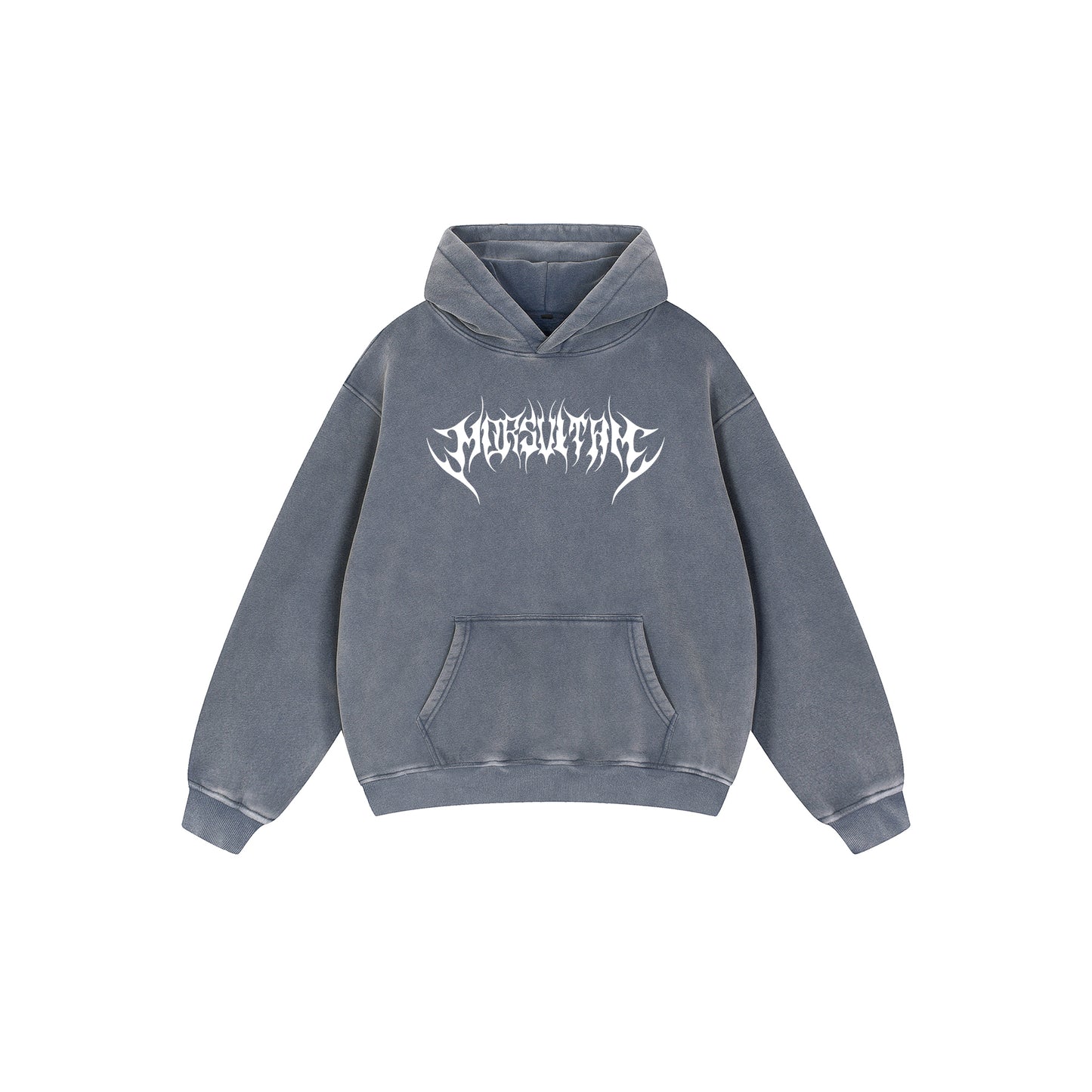 Snow Wash Fleece Oversize Hoodie