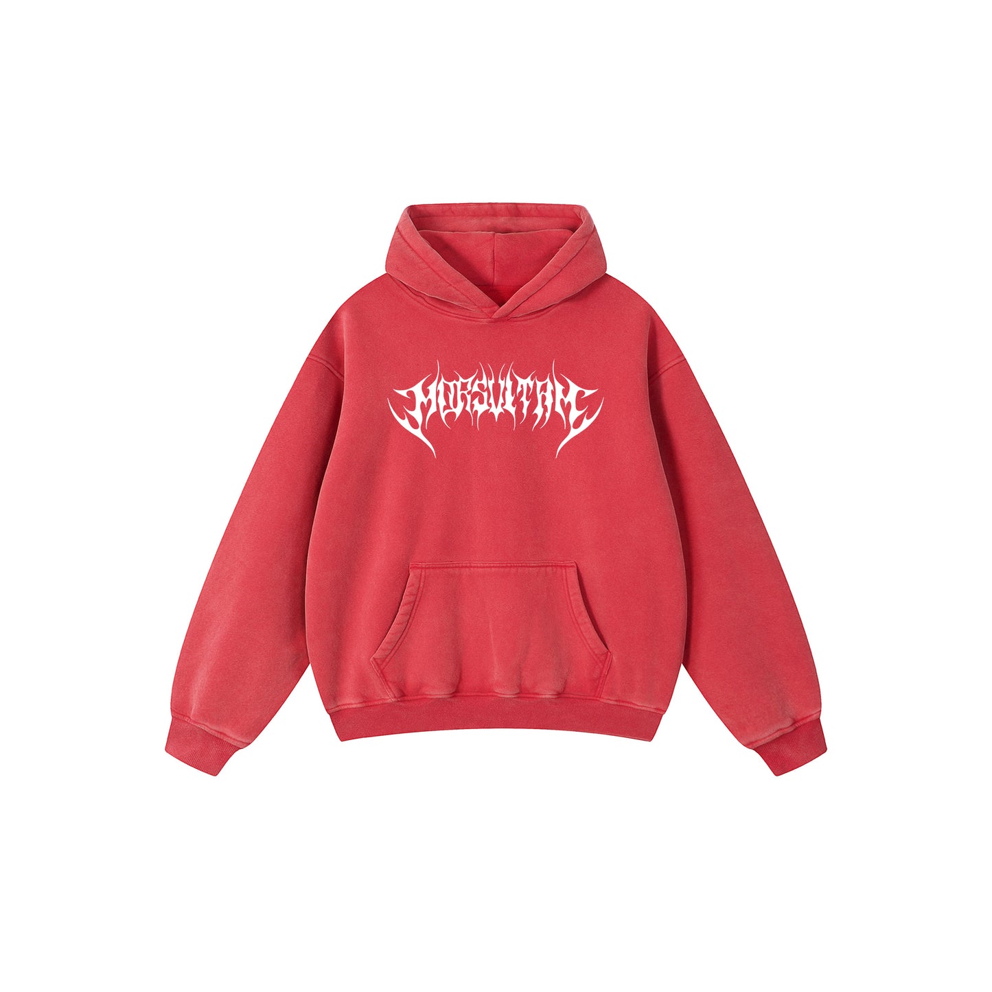 Snow Wash Fleece Oversize Hoodie