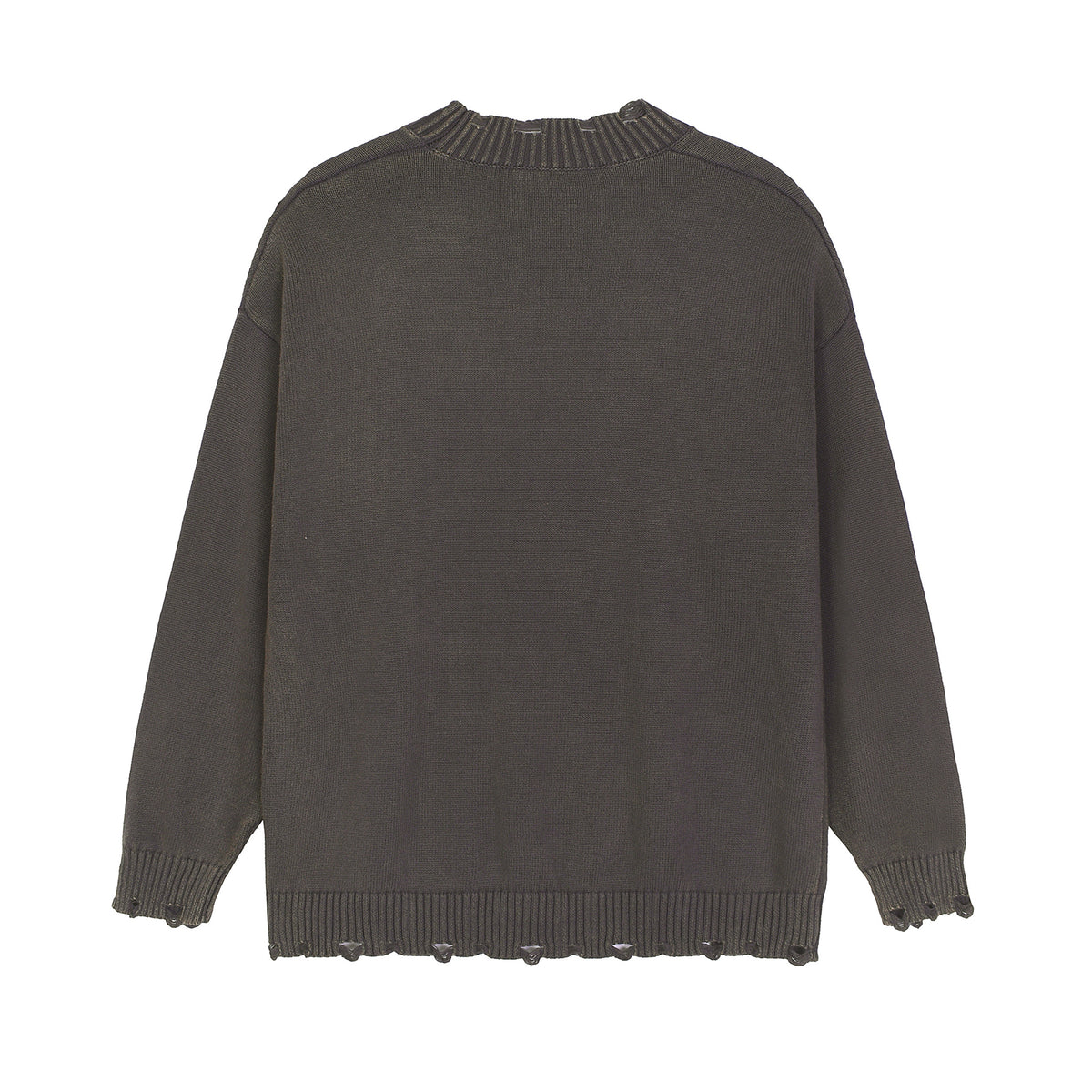 Vintage Washed Hand-Frayed Sweater