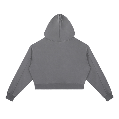 Áo hoodie cổ điển giặt nặng