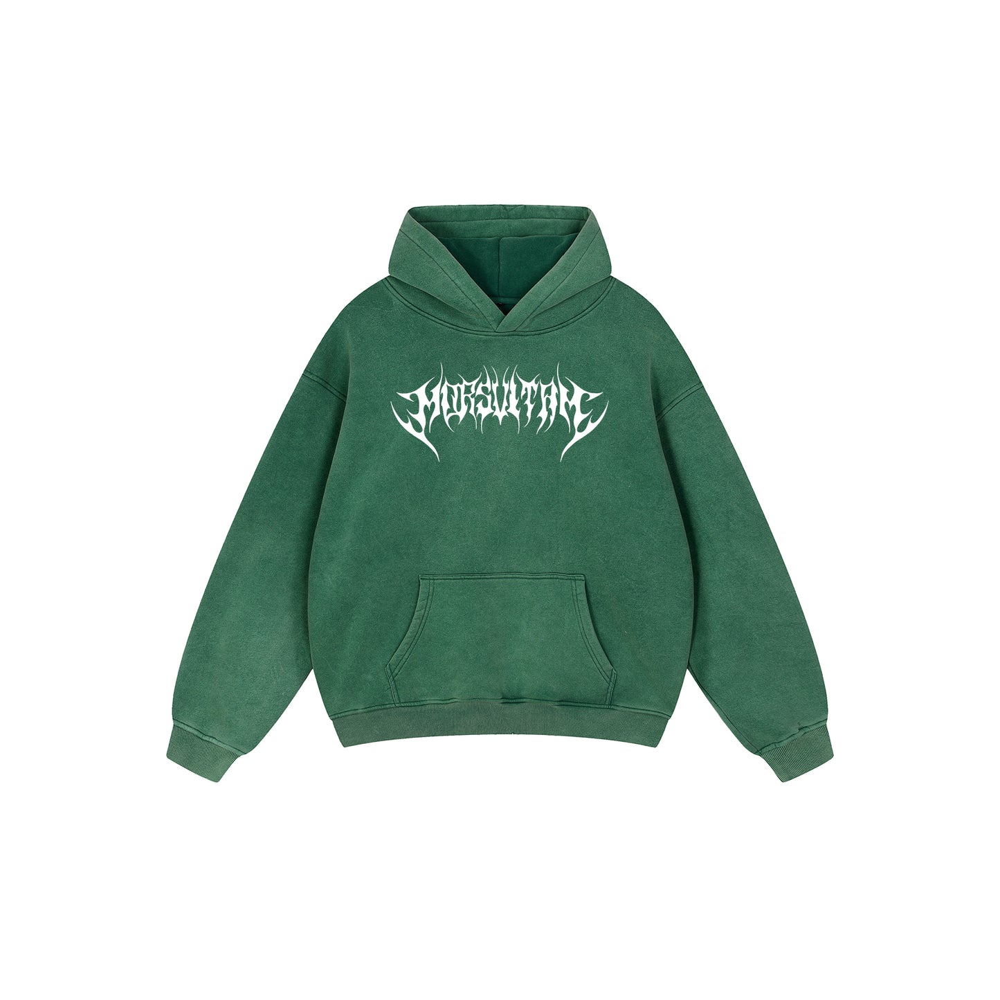 Snow Wash Fleece Oversize Hoodie