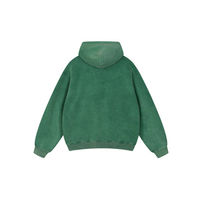 Snow Wash Fleece Oversize Hoodie