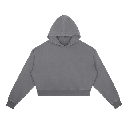 Áo hoodie cổ điển giặt nặng