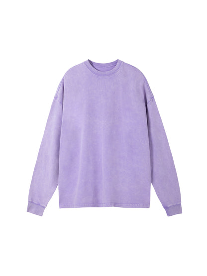Acid Wash Oversize Long Sleeve T-Shirt