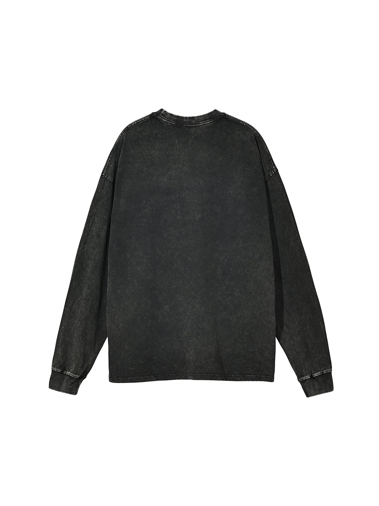 Acid Wash Oversize Long Sleeve T-Shirt