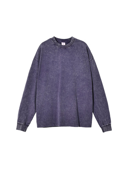 Acid Wash Oversize Long Sleeve T-Shirt