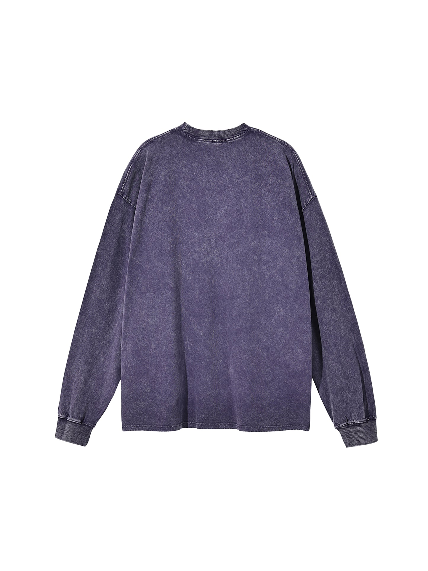 Acid Wash Oversize Long Sleeve T-Shirt