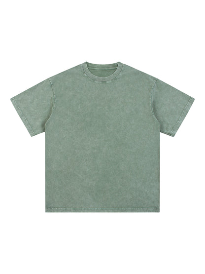 Áo thun cotton cỡ lớn Snow Washed