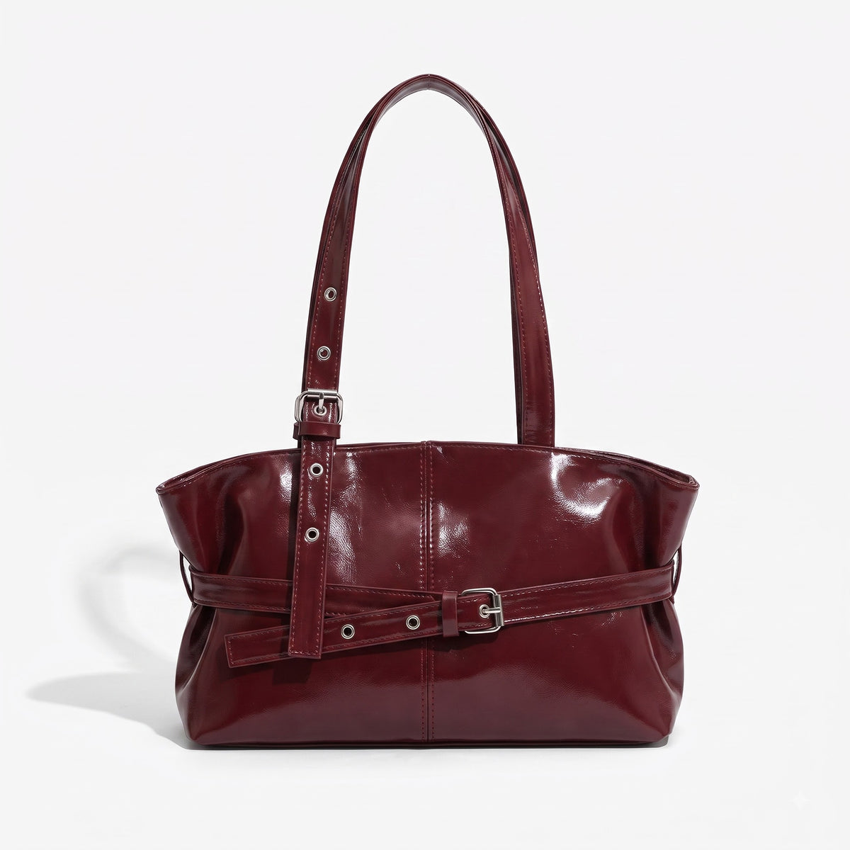 Numa Glossy Patent Tote