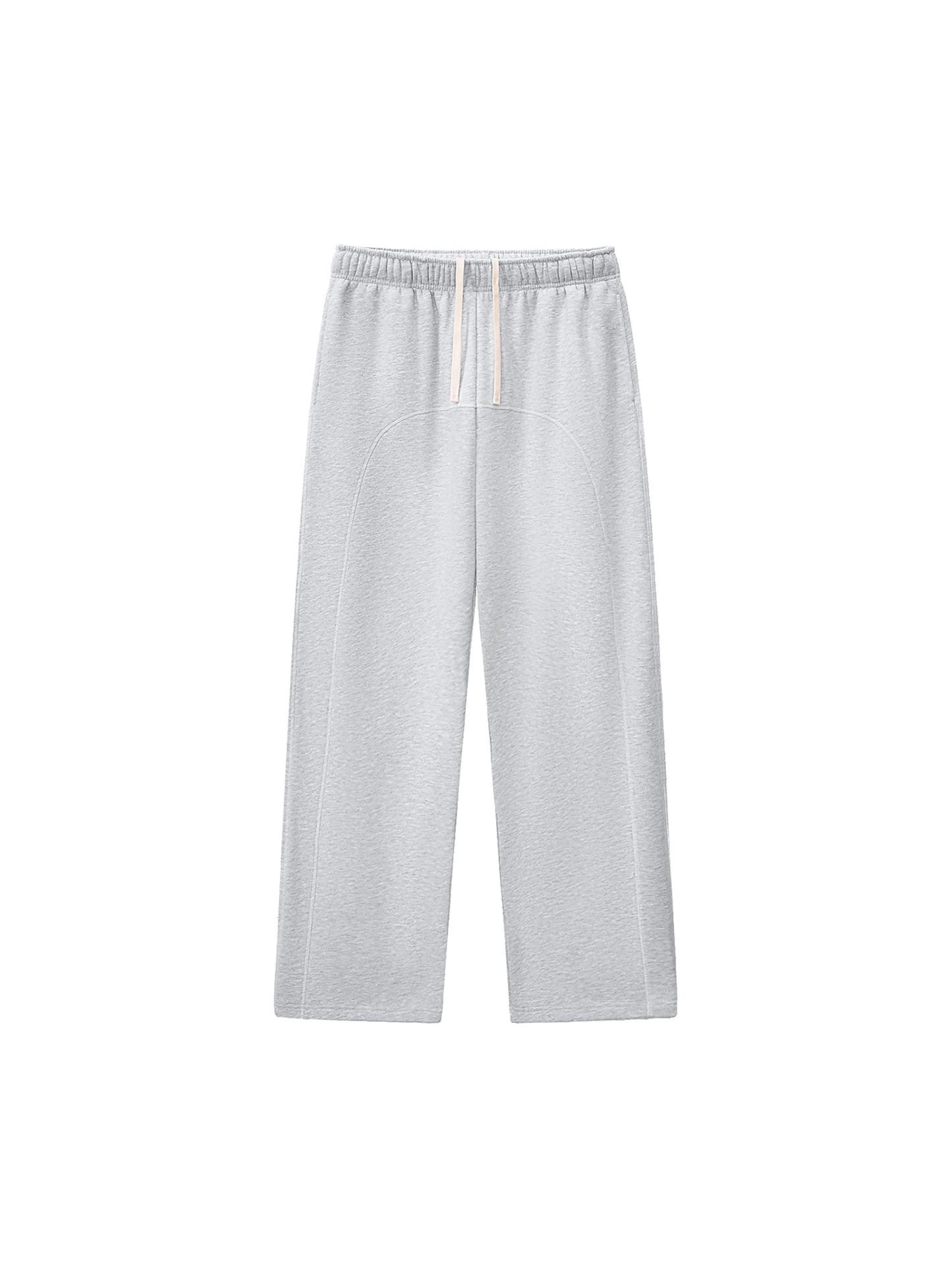 Fleece-Sweatpants mit Kontrastnähten