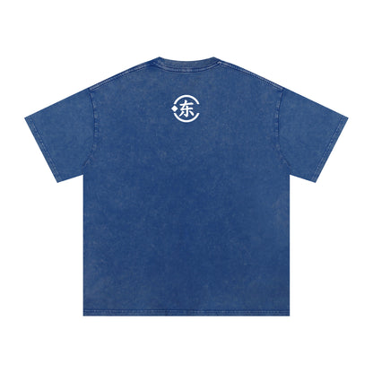 Áo thun cotton cỡ lớn Snow Washed