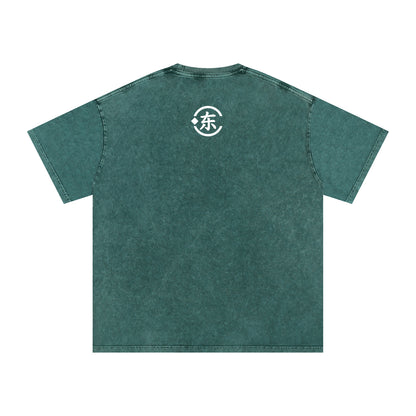 Áo thun cotton cỡ lớn Snow Washed