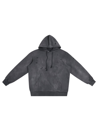 Distressed Vintage Wash Hoodie