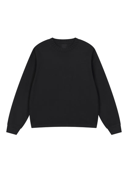 Knitted Round Neck Oversize Sweatshirt