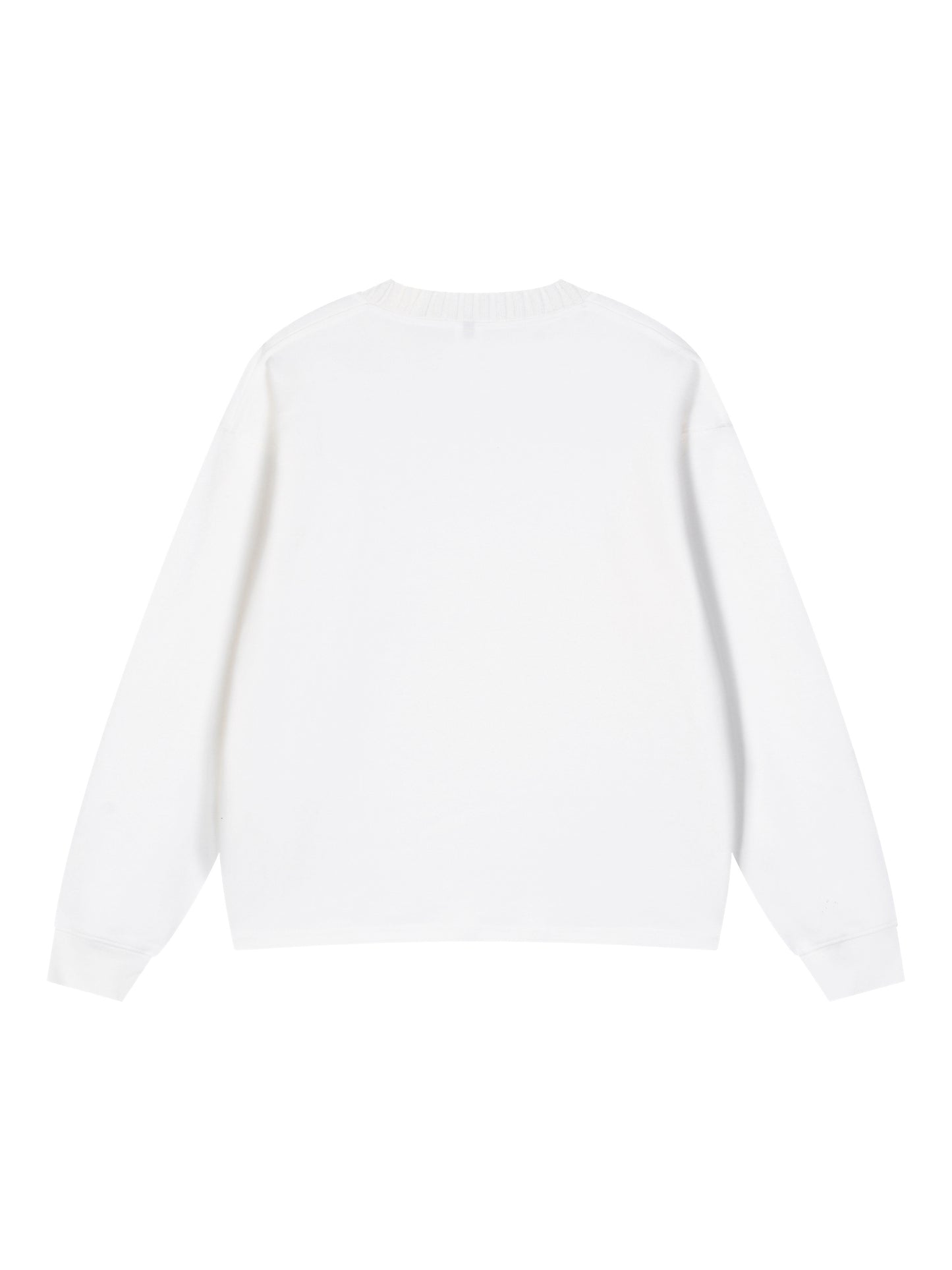 Knitted Round Neck Oversize Sweatshirt