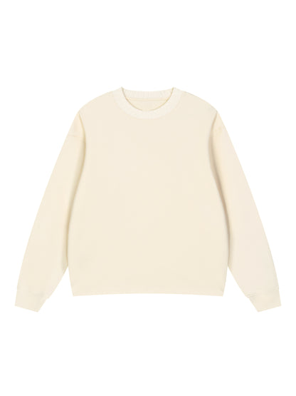 Knitted Round Neck Oversize Sweatshirt