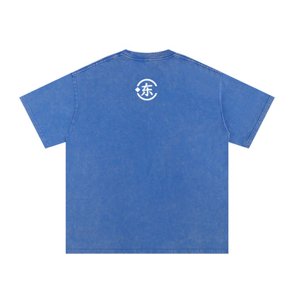 Áo thun cotton cỡ lớn Snow Washed