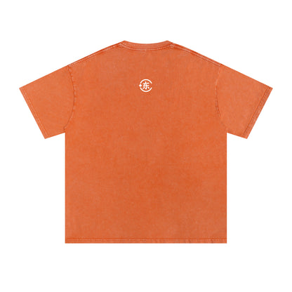 Unisex Snow Washed Oversized Cotton T-Shirt