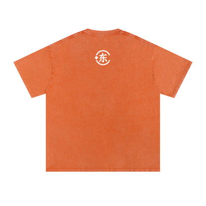 Áo thun cotton cỡ lớn Snow Washed