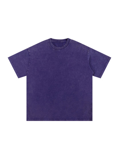 Áo thun cotton cỡ lớn Snow Washed