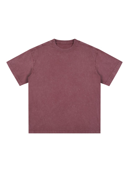 Áo thun cotton cỡ lớn Snow Washed