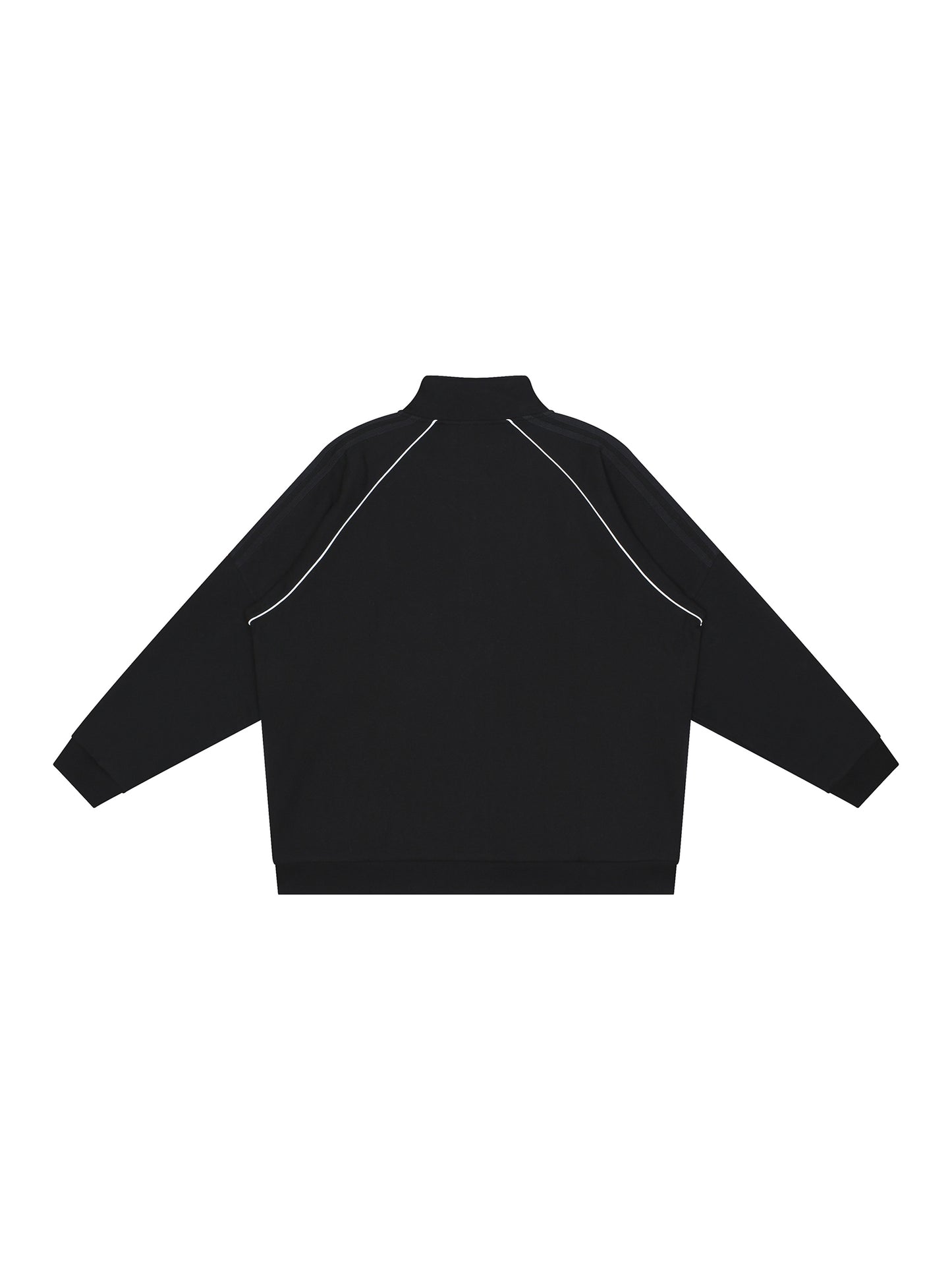 Reflection Striped Raglan Sleeve Jacket