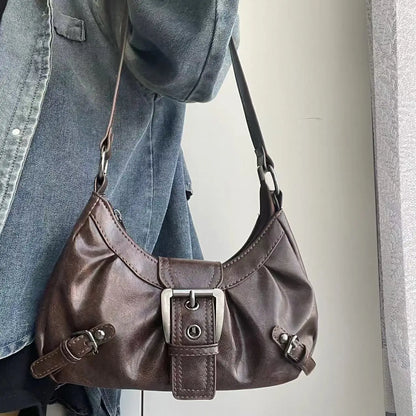 Y2K Buckle Underarm Bag