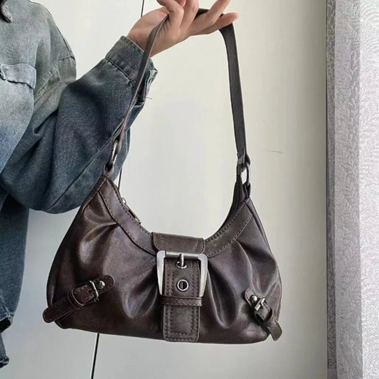 Y2K Buckle Underarm Bag