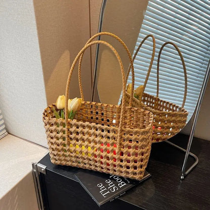 Handwoven Summer Beach Bag
