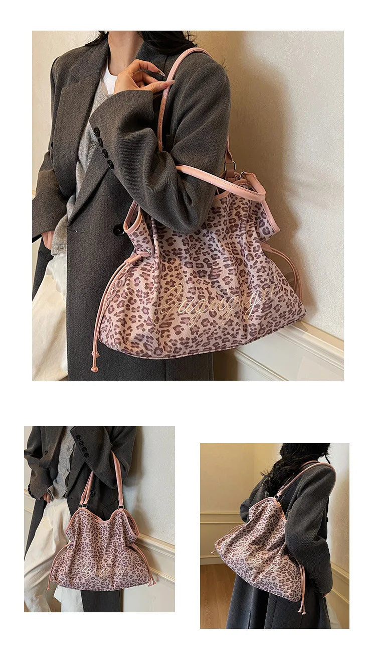 Polka Dot Hobo Shoulder Bag