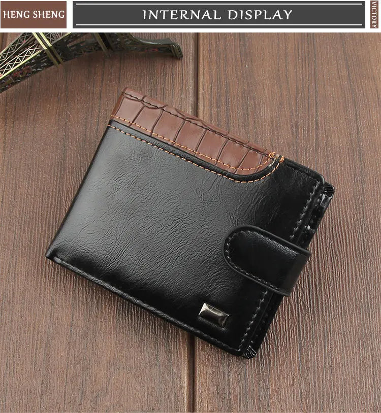 Crocodile Accent Bifold Wallet