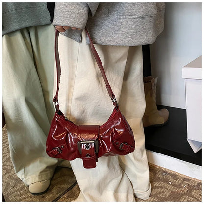 Y2K Buckle Underarm Bag