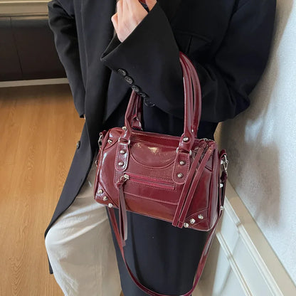 Y2K Studded Versatile Shoulder Bag
