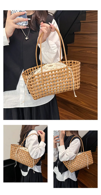 Handwoven Summer Beach Bag