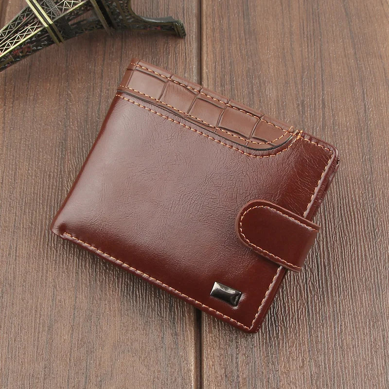 Crocodile Accent Bifold Wallet