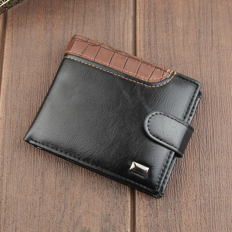 Crocodile Accent Bifold Wallet