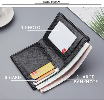 Minimalist Pebbled Wallet
