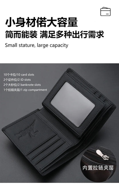 Top Grain Leather Bifold Wallet