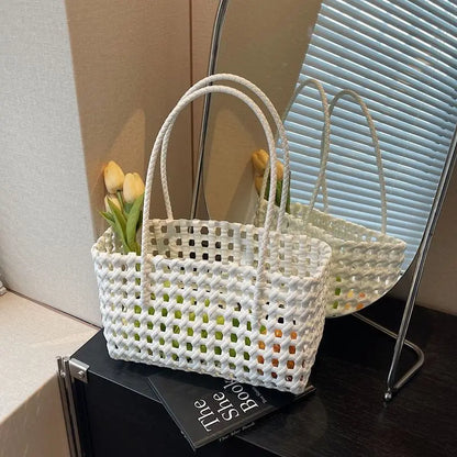 Handwoven Summer Beach Bag