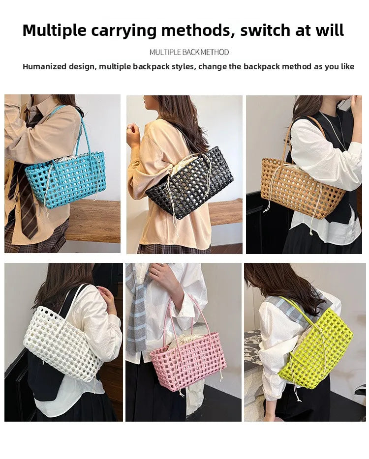 Handwoven Summer Beach Bag