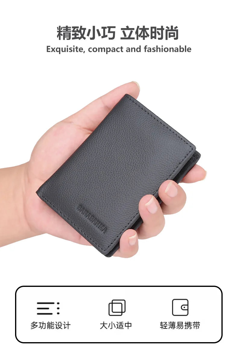 Top Grain Leather Bifold Wallet