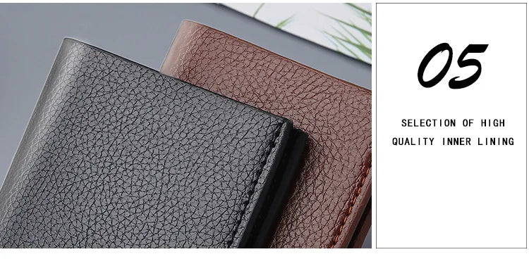 Minimalist Pebbled Wallet