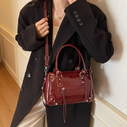 Y2K Studded Versatile Shoulder Bag
