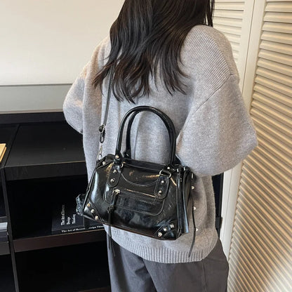 Y2K Studded Versatile Shoulder Bag