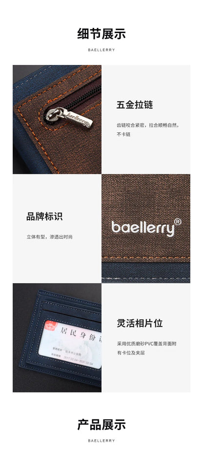 Two-Tone Bifold Wallet