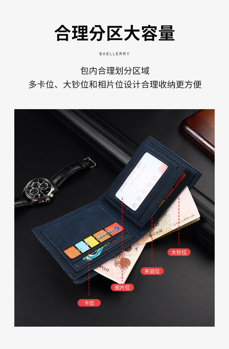 Two-Tone Bifold Wallet