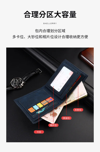 Two-Tone Bifold Wallet